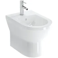 Vitra Integra Stand-Bidet 7039L003-0288 35,5x54cm, Überlauf/Hahnloch mittig, ohne seitliche