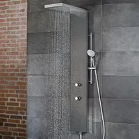 HSK Duschpaneel LAVIDA Plus, ohne Schwallfunktion, 2-Wege-Steuerelement, 1900018-45, Ausführung: