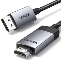 UGREEN DP119 DisplayPort / HDMI 2m, Grau