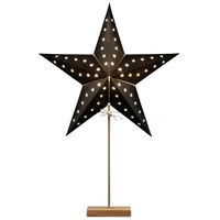 Spetebo Papierstern Lampe schwarz für E14 Glühbirnen - 69