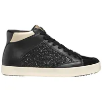 GEOX Damen D BLOMIEE H Sneaker, Black, 36 EU