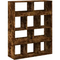 VidaXL Raumteiler Räuchereiche 100x33x125,5 cm Holzwerkstoff