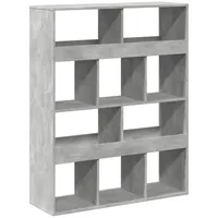 VidaXL Raumteiler Betongrau 100x33x125,5 cm Holzwerkstoff