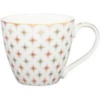 GREENGATE Becher NOVELLA Weiß mit goldenen Sternen | Gr.: