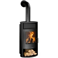 Justus Island Aqua II Wasserführender Kaminofen Stahl schwarz,