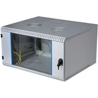 EFB-Elektronik EFB 19" Wandgehäuse 6HE, schwenkend, 2-teilig, RAL7035, Tiefe