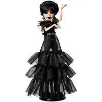 Monster High Wednesday Rave’N Wednesday in schwarzem Kleid, inspiriert