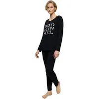 Triumph Pyjama Basic in Black | Gr.: 38