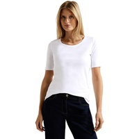 Cecil Damen Lena T Shirt, Weiß (White 10000), M
