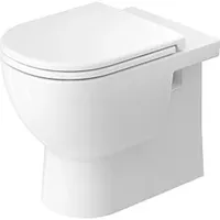 Duravit D-Code Stand-WC Back to Wall, Tiefspüler, rimless, Abgang