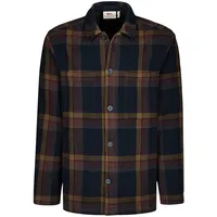 Fjällräven Singi Flannel Overshirt M dark navy-wood brown (555-265)