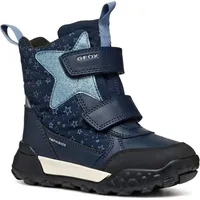 GEOX J TREKKYUP Girl B AB Snow Boot, Navy/LT