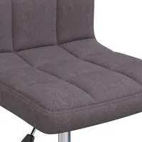 VidaXL Bürostuhl Drehbar Taupe Stoff