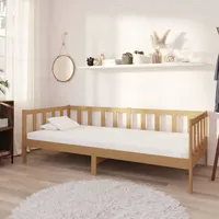  Holz Bett Doppelbett Bettgestell Einzelbett Lattenrost Schlafzimmerbett 90-200cm