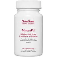 NatuGena MamaFit | 180 Kapseln | Spezialformel für Schwangerschaft
