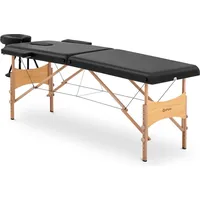 Physa Massageliege klappbar extrabreit Massagebank Massagetisch Holzrahmen 227 kg