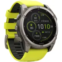 Garmin fenix 8 Solar 51 mm Graphit/Titanium Titan Silikon-Armband