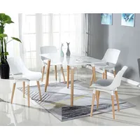 Paroli Esstisch, Breite 120 cm, weiß