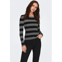 Jdy Rundhalspullover »JDYPLUM L/S O-NECK PULLOVER KNT NOOS«, grau