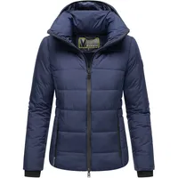 Marikoo Steppjacke "Radaa", Damen, Gr. M, blau (navy), Obermaterial: