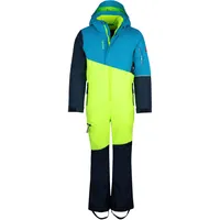 TROLLKIDS Hallingdal Rennanzug - cool Lime / Vivid Blue