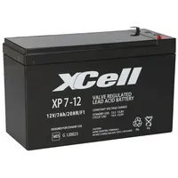 XCell Bleiakku XP7-12 12V 7000 mAh Pb F1 4,8mm