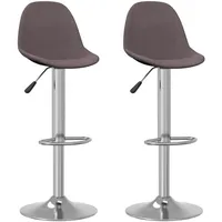 VidaXL Barhocker 2 Stk. Taupe Stoff