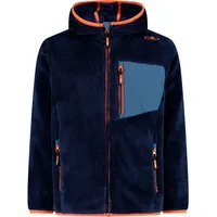 CMP Kid Jacket Fix Hood, B. Blue-Bluestone, 164
