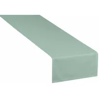 Tom Tailor Tischläufer Salbeigrün, 50x0.5x150 cm, Oeko-Tex® Standard 100,