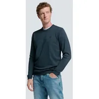 No Excess Rundhalspullover blau XL
