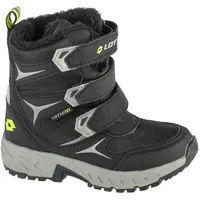 Lotto Pinecreek Tex K Unisex Kids Halblange Stiefel BLACK/SILVER