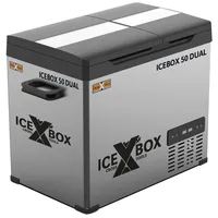 T.I.P. Cross Tools Dualzone Kühlbox 39 Liter - Kompressor-Gefrierbox,
