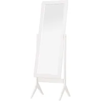 Homcom Standspiegel Weiß 47 x 46 x 148 cm