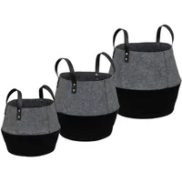 Atmosphera CREATEUR D'INTERIEUR Set mit 3 Körben 'Soul' 3er-Set,