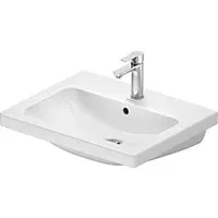 Duravit D-Code Waschtisch 2399600000 Weiß Hochglanz, 600x480mm, mit Überlauf,