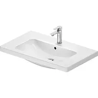 Duravit D-Code Waschtisch, mit Hahnloch, mit Überlauf, 800x480x165mm, Weiß