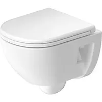 Duravit D-Code Wand-WC Compact, Tiefspüler, rimless,
