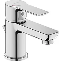 Duravit D-Code Einhebel-Waschtischmischer S FreshStart, und MinusFlow, mit Zugstange,