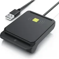 CSL USB Chipkartenleser, NFC ISO 7816/14443, kompatibel mit Mac
