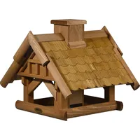 Dobar dobar® Vogelhaus Blätterfall für Ständermontage - Braun