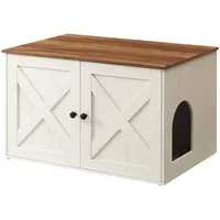 Songmics Katzenhaus, mit herausnehmbarer Trennwand, 80 x 53 x