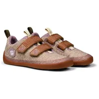 Affenzahn Halbschuh Knit Happy Katze für Kinder, rosa, 21