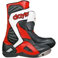 Daytona Evo Voltex GTX Gore-Tex wasserdichte Motorradstiefel, schwarz-weiss-rot, Größe