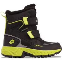 Lotto ALSTYNE TEX K Halblange Stiefel, Black/Lime, 33 EU