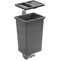HAILO 1129905 ReadyBin 8,5 L dunkelgrau 226x156x295 mm mit