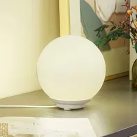 LINDBY Smart-LED-Tischleuchte Cosmia, weiß,