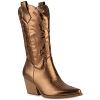 VAN HILL Cowboystiefel in Bronze