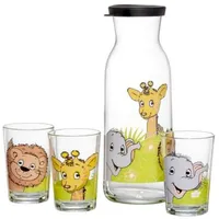Ritzenhoff & Breker Dschungeltiere Kindergläser + Karaffe 4er Set