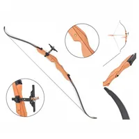 VidaXL Recurvebogen Sportbogen Holz Bogen Einsteigerbogen Bogenschießen 68" 32lb
