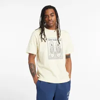 New Balance Relaxed 550 Kurzarm-T-Shirt Pale Moss S